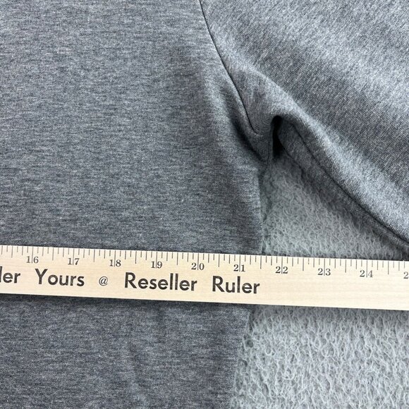 Revtown 1/4 Zip Fleece Pullover Mens Medium Gray Mock Neck Comfort Minimalist - Picture 15 of 16